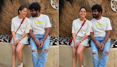 Nayanthara And Vignesh Shivan Made Their Lunch Date Look A Little More Stylish In Matching White And Blue