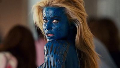 ...'t Know What She Was Getting Into When She Signed On For The Blue Mystique Paint In Epic Movie