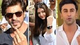 Shah Rukh Khan, Aishwarya Rai, Ranbir Kapoor And Other Bollywood Celebs Make Their Vote Count
