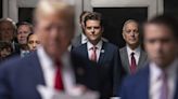 Matt Gaetz evokes 'standing by' language adopted by Proud Boys as he attends court with Donald Trump