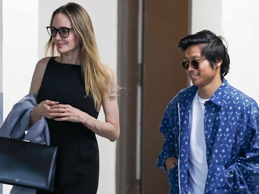 Angelina Jolie Has Dinner Date with Son Pax Treating His Mom at West Hollywood Restaurant — See the Photos!