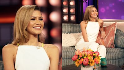 Zendaya Puts Sultry Spin on Power Dressing in Tennis Whites on ‘The Kelly Clarkson Show,’ Talks New ‘Challengers’ Movie