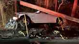 Brockton firefighters respond to crash into telephone pole | ABC6