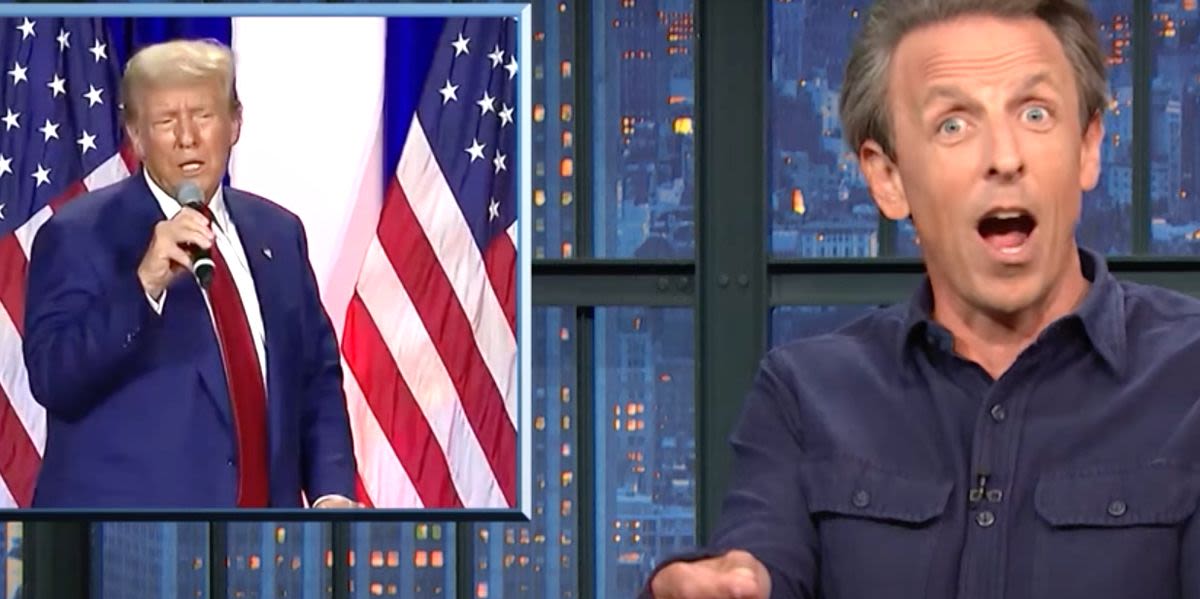 Seth Meyers Spots Donald Trump's New Claim That Proves He’s Just ‘Getting Weirder’