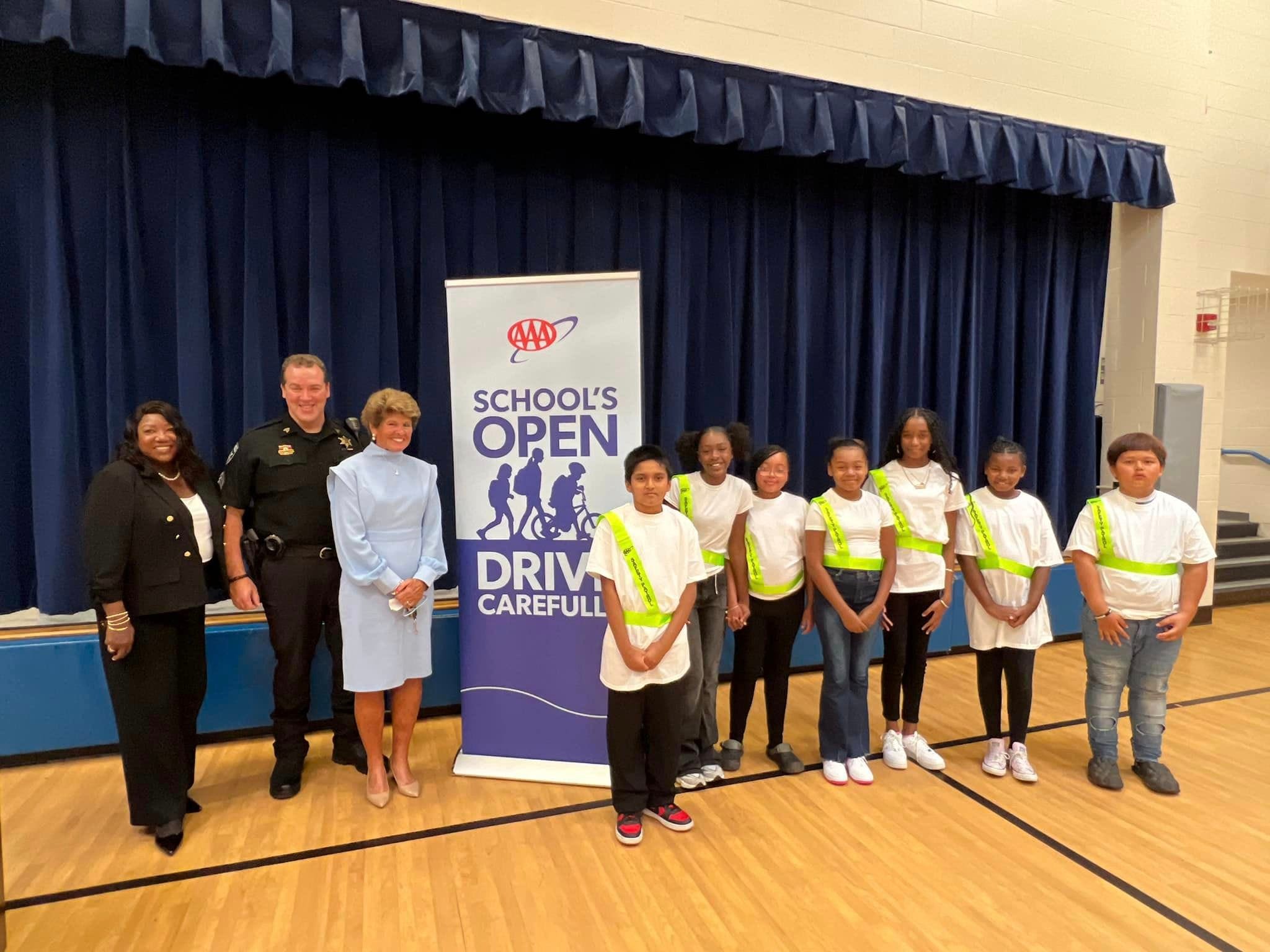 AAA joins forces with Oneida County officials to urge safe driving, especially near schools