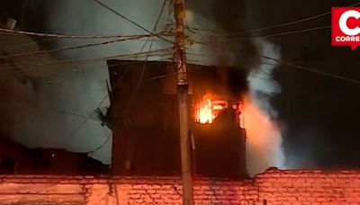 Incendio en La Victoria deja cuatro viviendas afectadas y cinco familias sin hogar (VIDEO)