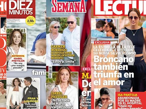 Las revistas del corazón esta semana: las románticas imágenes de David Broncano con su novia, Silvia Alonso, en su mejor momento profesional