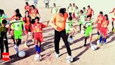 Former State Player Vikram Singh Rajvi Trains Rajasthan Girls to Victory in Junior Girls’ National Football Championship | Jaipur News...