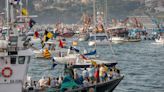 Todo preparado en el Puerto de Vigo para la procesión de la Virgen del Carmen