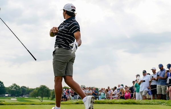 Charlie Woods' disastrous round ends with him and Tiger blowing off fans and reporters