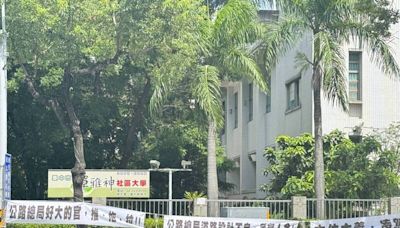 潭子中山、大新路口險象環生 蕭隆澤掛白布條轟公路局推拖拉