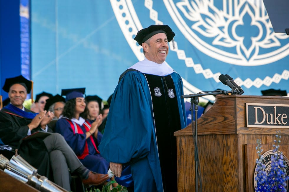 Dozens of Duke graduates walk out in protest of Jerry Seinfeld’s commencement speech