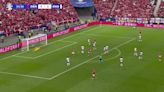 Gol de Hjulmand (1-1) en el Dinamarca 1-1 Inglaterra - MarcaTV