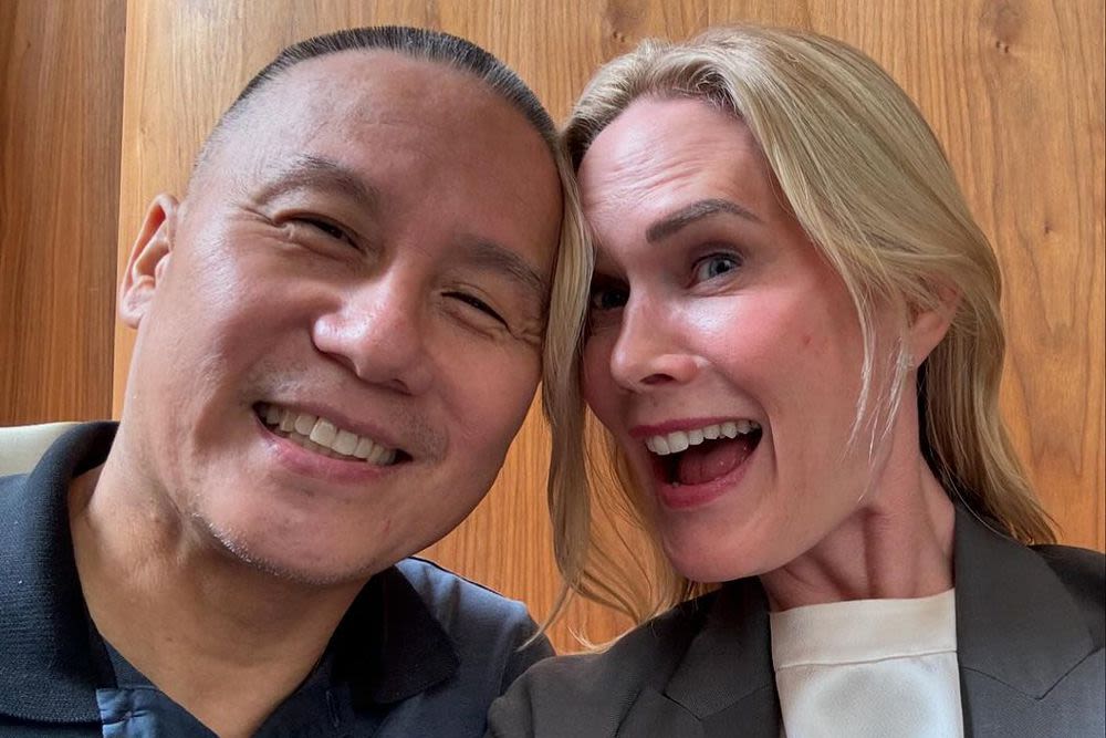 Law & Order: SVU's BD Wong and Stephanie March Pose for 'A Very Happy Reunion'