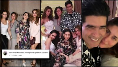 'Karisma looks younger than Kareena': Fans point out as Malaika -Amrita Arora join Bebo's Crew success party