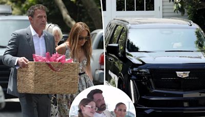 Jennifer Lopez exits Ben Affleck’s home just one hour after putting on united front at his daughter Violet’s graduation party