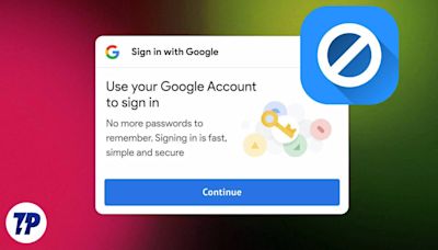 How to Disable the "Sign-In with Google" Prompt on Websites - TechPP