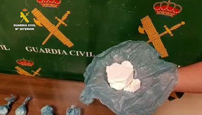 El juez envía a prisión a un detenido en Montilla tras intervenirle la Guardia Civil 288 gramos de cocaína en roca