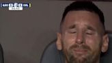 Una imagen que nos duele a todos: el llanto de Lionel Messi tras ser reemplazado