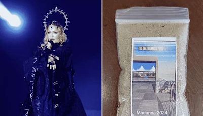 Areia do show de Madonna na Praia de Copacabana vira item colecionável nos EUA