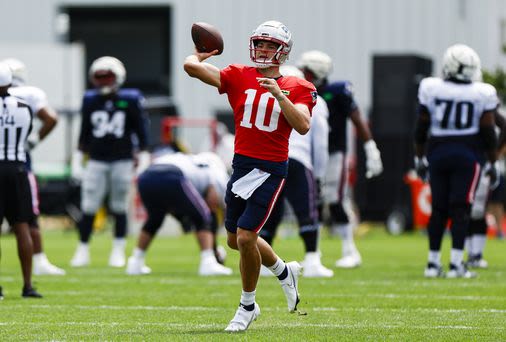 Training camp observations: Patriots give Drake Maye all the work he can get - The Boston Globe