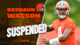 NFL news: Browns’ Deshaun Watson suspended six games