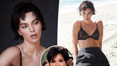 Kendall Jenner is mirror image of mom Kris with super-short hair in Calvin Klein campaign: ‘Twins’