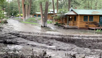 Woman trapped in tree, bridge destroyed, landspout spotted in ‘extreme’ Ruidoso burn scar flooding