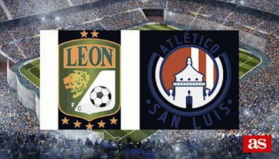 León FC vs Atlético San Luis: estadísticas previas y datos en directo | Liga MX Apertura 2024