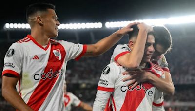Con goles de Echeverri y Colidio: River Plate venció 2-0 a Nacional por la Copa Libertadores