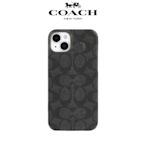 【COACH】iPhone 15系列 手機殼 黑色經典大C