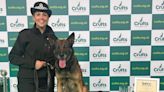 Handler who broke foot and police dog receive Crufts award as team of the year