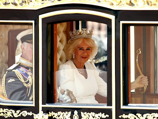 Queen Camilla Was a Literal Birthday Queen In Historic Crown of More Than 1,000 Diamonds