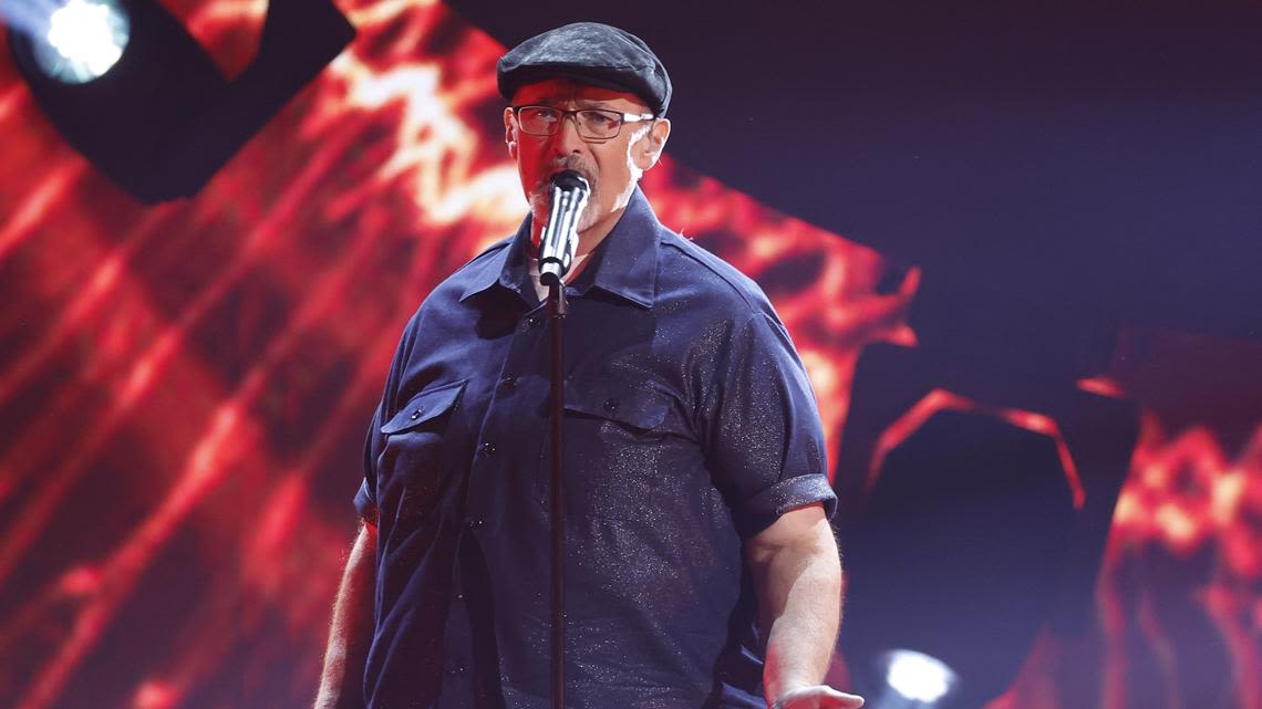 Indiana's 'Singing Janitor' Richard Goodall performs in 'America's Got Talent' finals