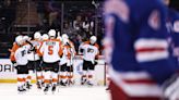 Flyers end 8-game losing streak with 4-1 victory over Rangers