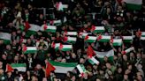 Celtic fans risk Uefa sanctions after displaying Palestine flags at Champions League match