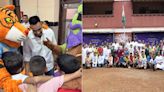 ...Pardeep Narwal And Maninder Singh Take Part In Special Flag Hoisting Ceremony Ahead Of Auction On Independence Day