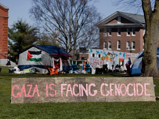 Tufts University student protesters vandalize campus, call for divestment from Israel