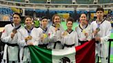 Selección mexicana de taekwondo se lleva 7 medallas en competencia internacional