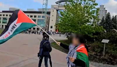 Ottawa woman says she no longer feels safe after hijab pulled at Israel flag raising