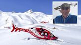 Three British skiers survive avalanche after helicopter crashes and slides down Swiss Alps