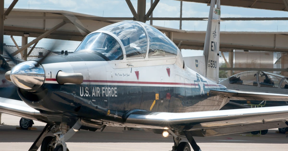 Air Force instructor dies after ejection seat goes off while plane was on the ground