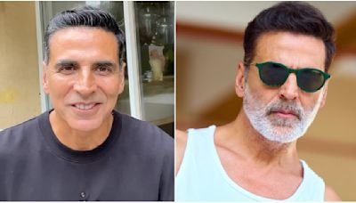 Akshay Kumar goes into 'handsome hunk' mode in new salt and pepper look; fans call him ‘fittest Kumar’