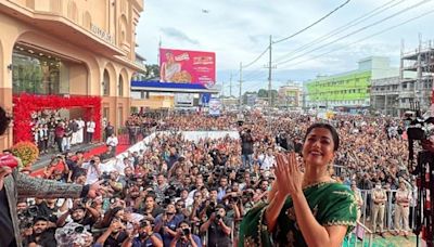 Crowd Gushing Over Rashmika Mandanna’s Charm, As She Visits Kerala For An Event