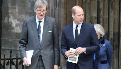 Prince William at memorial service for WWII SAS veteran Mike Sadler