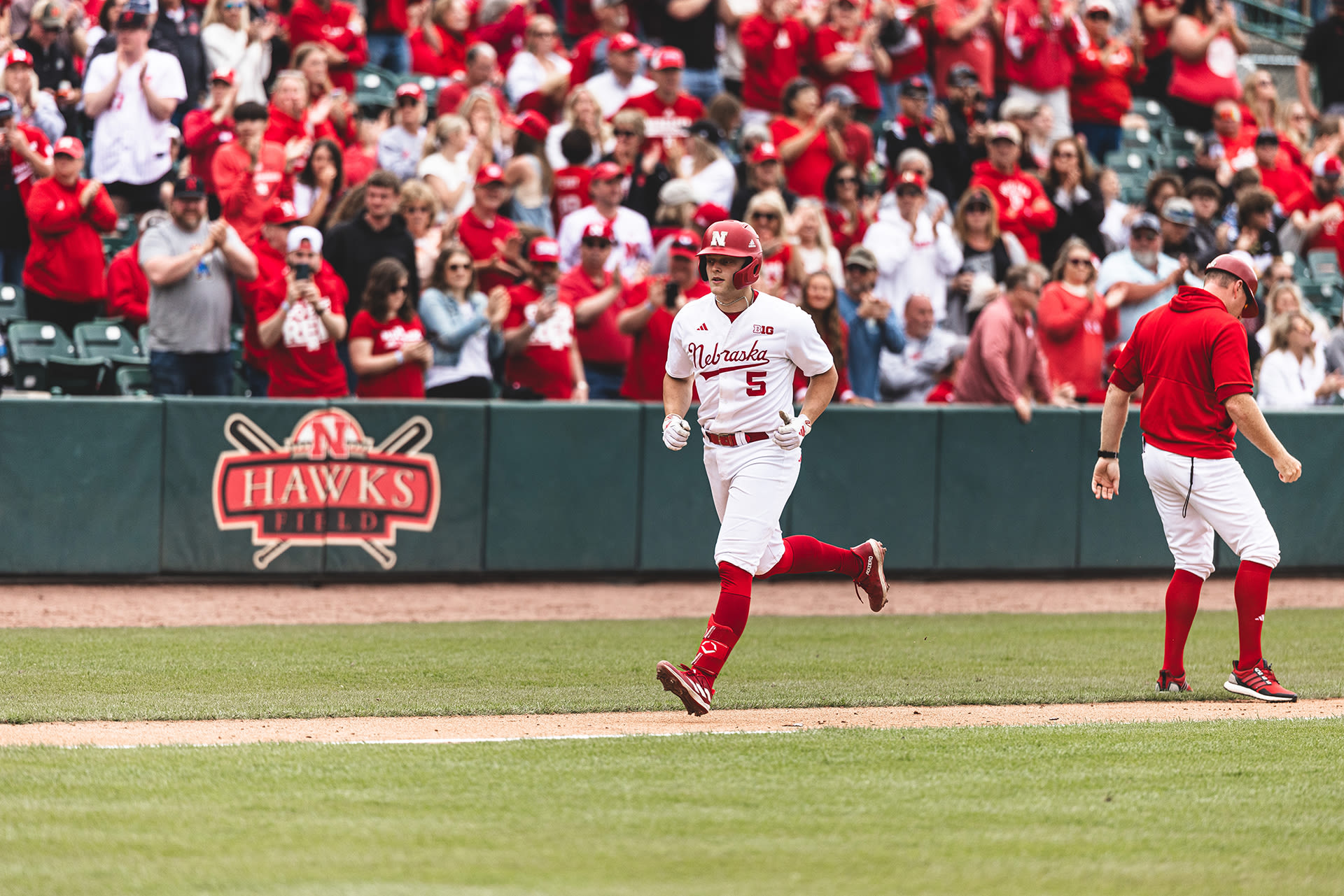 Josh Caron's big day launches Huskers to Big Ten Tournament final