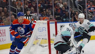 After rough start, feisty veteran d-man finally impresses in Edmonton Oilers win over Seattle Kraken