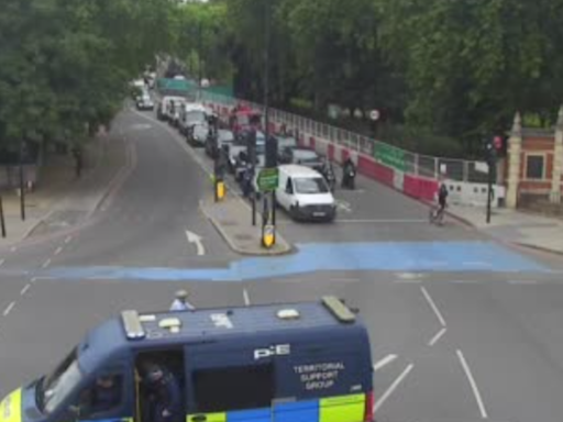 Chelsea Bridge crash: Cyclist suffers serious injuries in rush-hour collision with skip lorry