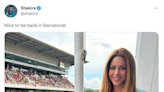 Shakira aviva rumores de romance con Lewis Hamilton con una nueva cita en Barcelona