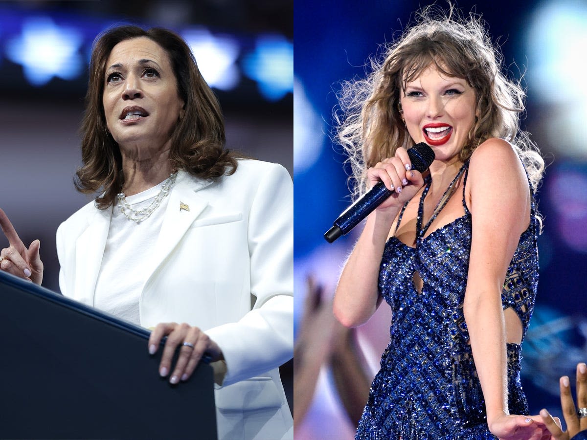 Taylor Swift has endorsed Kamala Harris for president. Here's a complete timeline of her involvement in politics.